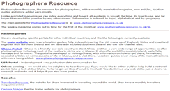 Desktop Screenshot of photographers-resource.com